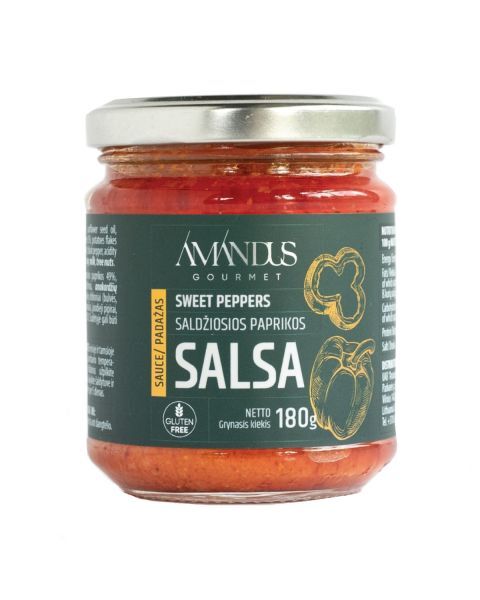 Saldžiosios paprikos padažas SALSA, 180 g
