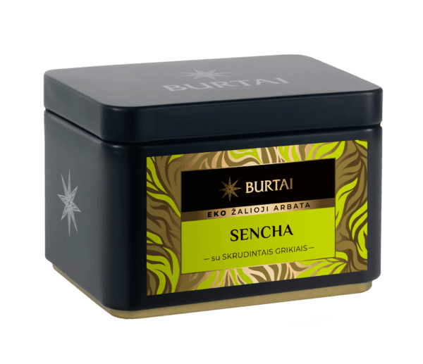 sencha ŽALIOJI SENCHA ARBATA SU SKRUDINTAIS GRIKIAIS, EKO
