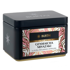 Žalioji arbata Genmaicha Miyazaki, 40g.