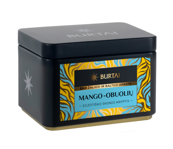 Mango – obuolių skonio žalioji arbata, 40g., EKO