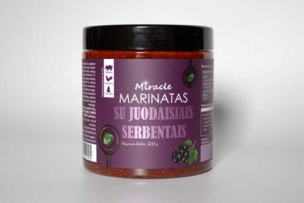 MARINATAS SU JUODAISIAS SERBENTAIS